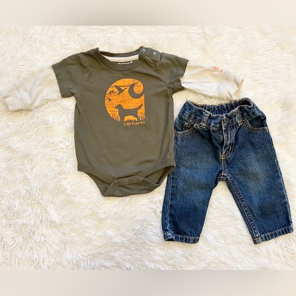 Baby Boy Clothes Lot Size 3 Months Carters Ralph Lauren Carhartt Fall/Winter - Picture 8 of 14